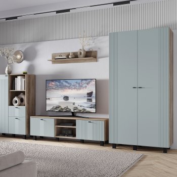 Тумба под ТВ Олива ТБ-09 шарли бриз (БТС) в Нижних Сергах - nizhnie-sergi.mebel-e96.ru