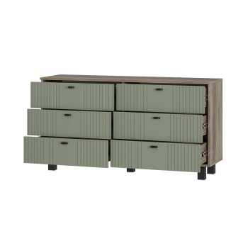 Комод Олива КМ-04 эквалипт софт (БТС) в Нижних Сергах - nizhnie-sergi.mebel-e96.ru