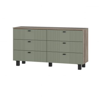 Комод Олива КМ-04 эквалипт софт (БТС) в Нижних Сергах - nizhnie-sergi.mebel-e96.ru