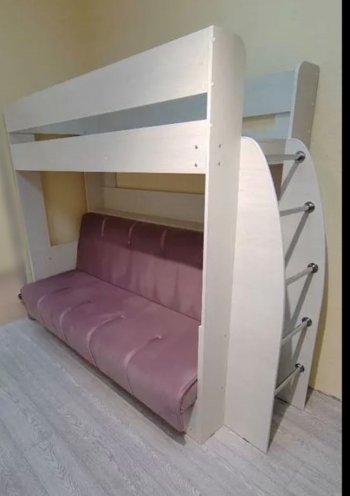 Кровать-диван 2-х ярусная Омега 17 (возможна зеркальная сборка) в Нижних Сергах - nizhnie-sergi.mebel-e96.ru