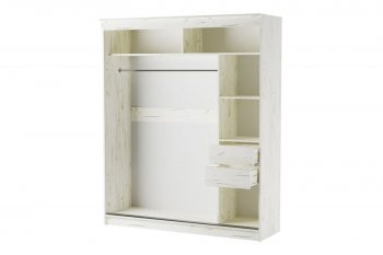 Шкаф-купе 1800 мм Орион крафт белый(Памир) в Нижних Сергах - nizhnie-sergi.mebel-e96.ru