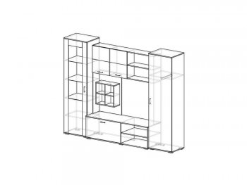 Стенка Оскар венге/лоредо (Эра) в Нижних Сергах - nizhnie-sergi.mebel-e96.ru