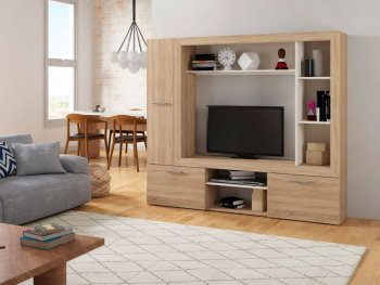 Стенка OSKAR3 дуб сонома (Генезис) в Нижних Сергах - nizhnie-sergi.mebel-e96.ru