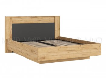 Кровать парящая Остин крафт/графит (Миф) в Нижних Сергах - nizhnie-sergi.mebel-e96.ru