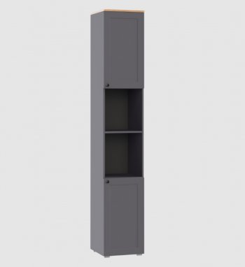 Стеллаж 16.427 Остин графит(Моби) в Нижних Сергах - nizhnie-sergi.mebel-e96.ru