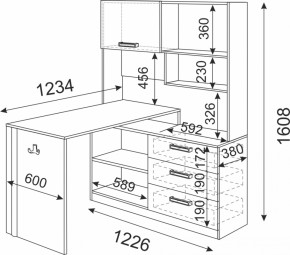 Подростковая мебель Волкер модульная (Риннер) в Нижних Сергах - nizhnie-sergi.mebel-e96.ru