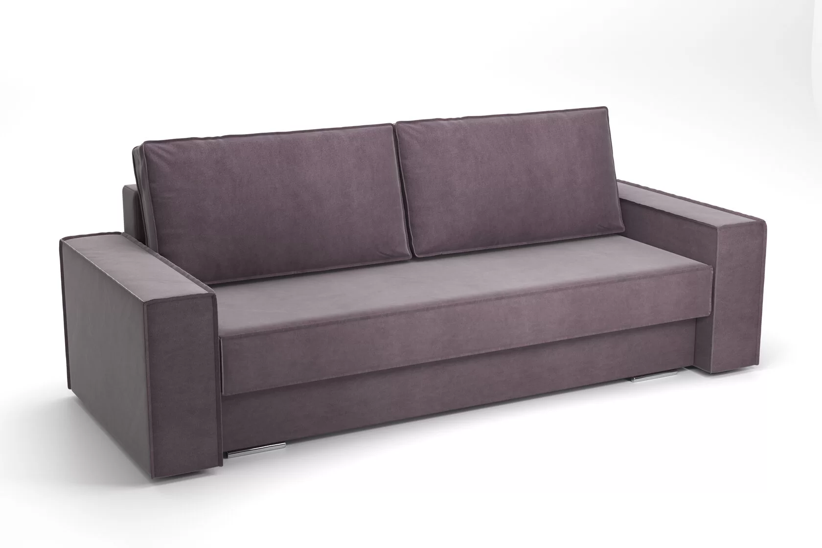 Диван Прага Ultra Plum (Софт) в Нижних Сергах - nizhnie-sergi.mebel-e96.ru