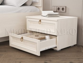 Спальный гарнитур Престиж 2 модульный (Миф) в Нижних Сергах - nizhnie-sergi.mebel-e96.ru