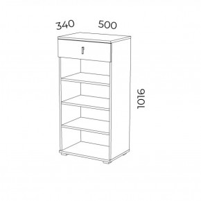 Прихожая Зетта (модульная) в Нижних Сергах - nizhnie-sergi.mebel-e96.ru