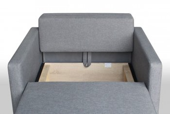 Кресло-кровать Реал 80 с подлокотниками (Графит) в Нижних Сергах - nizhnie-sergi.mebel-e96.ru