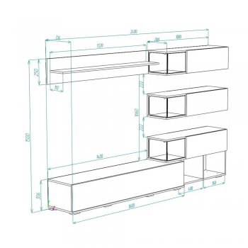 Стенка Рига (БТС) в Нижних Сергах - nizhnie-sergi.mebel-e96.ru