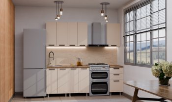 Кухонный гарнитур Ромашка 1600 мм Кашемир (Аленка) в Нижних Сергах - nizhnie-sergi.mebel-e96.ru