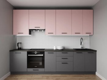 Кухонный гарнитур высокий Роза 3000 мм (Санвут) в Нижних Сергах - nizhnie-sergi.mebel-e96.ru