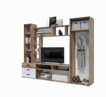 Стенка Крокус белый (Эра) в Нижних Сергах - nizhnie-sergi.mebel-e96.ru