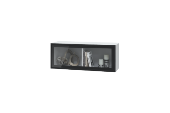 Шкаф горизонтальный с 1 стеклянной дверкой (900) Шарлиз (Можга) в Нижних Сергах - nizhnie-sergi.mebel-e96.ru