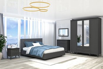 Кровать с подъемным механизмом Шарм (арт.031М1) Антрацит (Диал) в Нижних Сергах - nizhnie-sergi.mebel-e96.ru