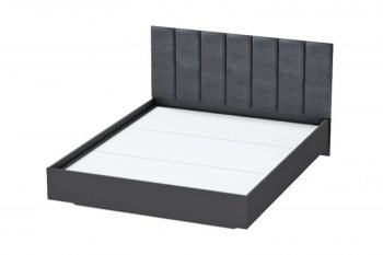 Кровать Шарм (арт.031М1) настил, Антрацит (Диал) в Нижних Сергах - nizhnie-sergi.mebel-e96.ru