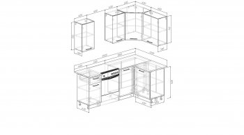 Кухонный гарнитур угловой Муссон 2000*1200 мм (Sanvut) в Нижних Сергах - nizhnie-sergi.mebel-e96.ru
