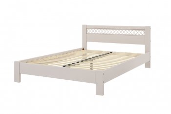 Кровать из массива Шейла льняной (БМ) в Нижних Сергах - nizhnie-sergi.mebel-e96.ru