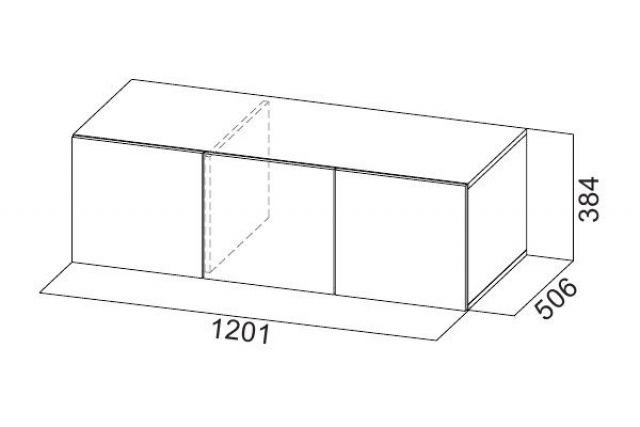 Шкаф 1200 мм ШК-5 с антресолью графит (СВ) в Нижних Сергах - nizhnie-sergi.mebel-e96.ru