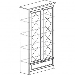 Шкаф Флоренция 667 (Яна) в Нижних Сергах - nizhnie-sergi.mebel-e96.ru