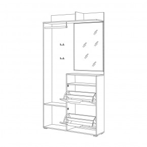 Шкаф комбинированный 10.13 Темпо в Нижних Сергах - nizhnie-sergi.mebel-e96.ru