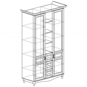 Шкаф многоцелевой Прованс 400 (Яна) в Нижних Сергах - nizhnie-sergi.mebel-e96.ru