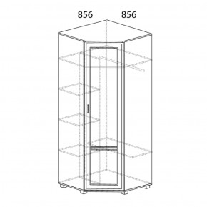 Шкаф угловой Белла 243 (Яна) в Нижних Сергах - nizhnie-sergi.mebel-e96.ru