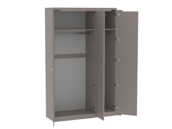 Шкаф 1400 мм 3-дверный Сиде (СБК) в Нижних Сергах - nizhnie-sergi.mebel-e96.ru