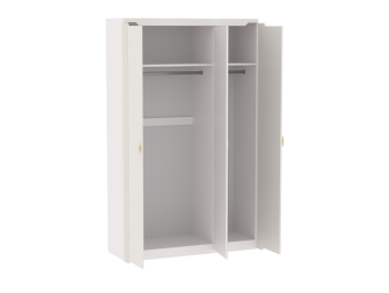 Шкаф 1400 мм 3-дверный Сиде Белый (СБК) в Нижних Сергах - nizhnie-sergi.mebel-e96.ru