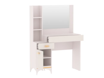 Стол туалетный Сиде Белый (СБК) в Нижних Сергах - nizhnie-sergi.mebel-e96.ru