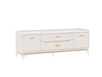 Тумба ТВ Сиде, Белый (СБК) в Нижних Сергах - nizhnie-sergi.mebel-e96.ru