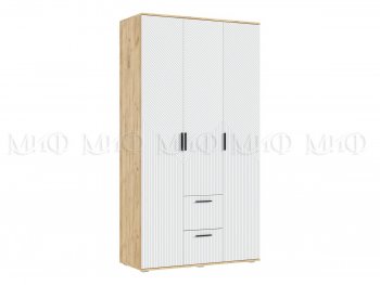 Шкаф 1200 мм Сильвия, крафт/белый (Миф) в Нижних Сергах - nizhnie-sergi.mebel-e96.ru