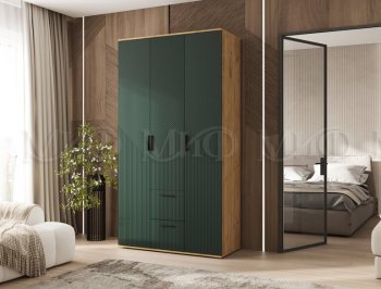 Шкаф 1200 мм Сильвия, крафт/грин (Миф) в Нижних Сергах - nizhnie-sergi.mebel-e96.ru