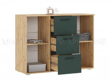Комод Сильвия, крафт/грин (Миф) в Нижних Сергах - nizhnie-sergi.mebel-e96.ru