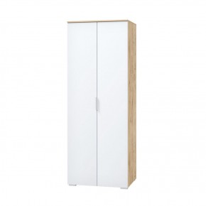 Шкаф для одежды 2х дверный 800 мм Сканди белый (МЛК) в Нижних Сергах - nizhnie-sergi.mebel-e96.ru | фото