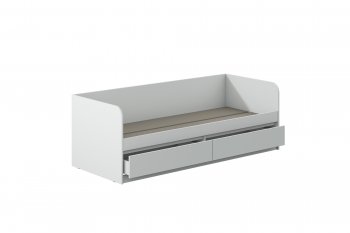 Кровать Соната 900 белый (Зарон) в Нижних Сергах - nizhnie-sergi.mebel-e96.ru