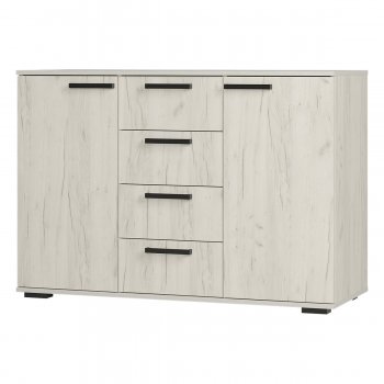 Комод Стандарт №2 NEW крафт белый  (БТС) в Нижних Сергах - nizhnie-sergi.mebel-e96.ru