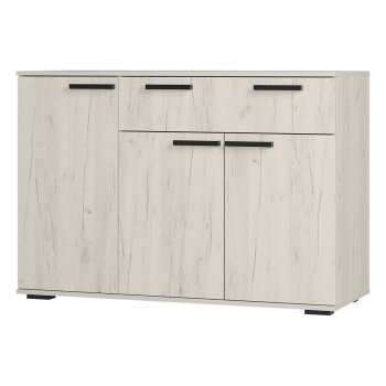 Комод Стандарт 4 NEW крафт белый (БТС) в Нижних Сергах - nizhnie-sergi.mebel-e96.ru