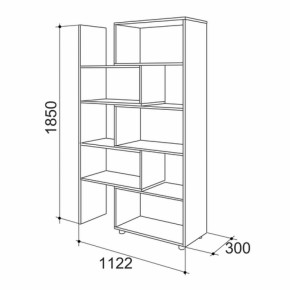 Стеллаж 1 (Мебельсон) в Нижних Сергах - nizhnie-sergi.mebel-e96.ru