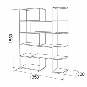 Стеллаж 2 (Мебельсон) в Нижних Сергах - nizhnie-sergi.mebel-e96.ru