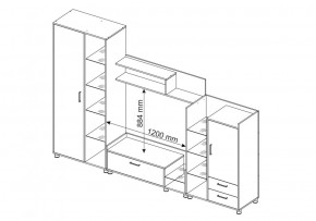 Стенка Талин (Гор) в Нижних Сергах - nizhnie-sergi.mebel-e96.ru