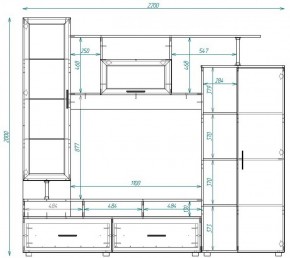 Стенка ТВА-15 с фотопечатью в Нижних Сергах - nizhnie-sergi.mebel-e96.ru