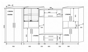 Стенка Вега 4 в Нижних Сергах - nizhnie-sergi.mebel-e96.ru