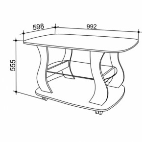 Стол журнальный Барон-2 в Нижних Сергах - nizhnie-sergi.mebel-e96.ru