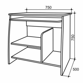 Стол компьютерный Кроха в Нижних Сергах - nizhnie-sergi.mebel-e96.ru