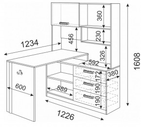 Стол компьютерный Волкер М7 (Риннер) в Нижних Сергах - nizhnie-sergi.mebel-e96.ru