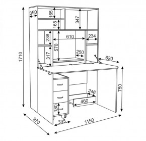 Стол-трансформер Для отличника (Риннер) в Нижних Сергах - nizhnie-sergi.mebel-e96.ru