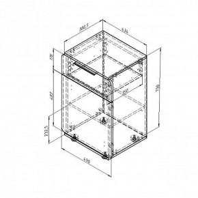 Тумба Дельта Лофт-24.01 Белый в Нижних Сергах - nizhnie-sergi.mebel-e96.ru