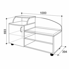 Тумба для прихожей Хит (Мебельсон) в Нижних Сергах - nizhnie-sergi.mebel-e96.ru